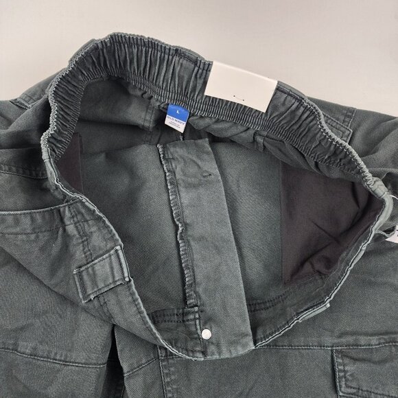 Old Navy Pants Womens Large Black Cargo Balloon Barrel Leg Joggers 32x26 NWT - Picture 5 of 13